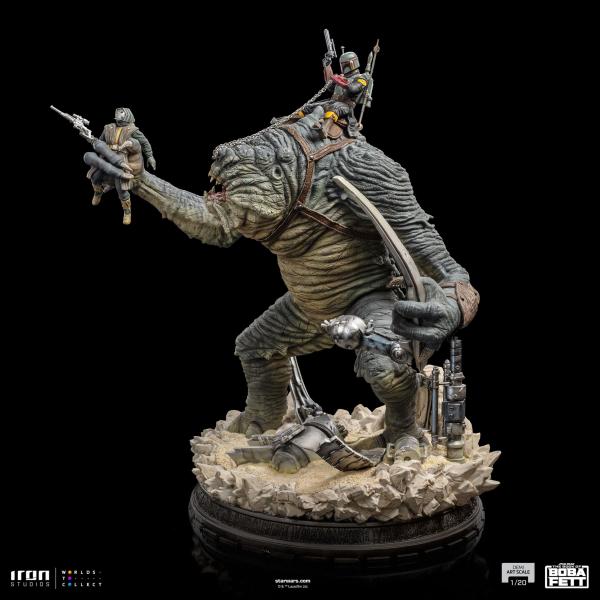 as Buch von Boba Fett Demi Art Scale Statue 1/20 Boba Fett & Rancor 38 cm